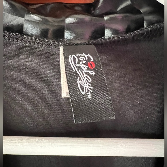 Black Shiny Holographic Bodysuit - Picture 5 of 7